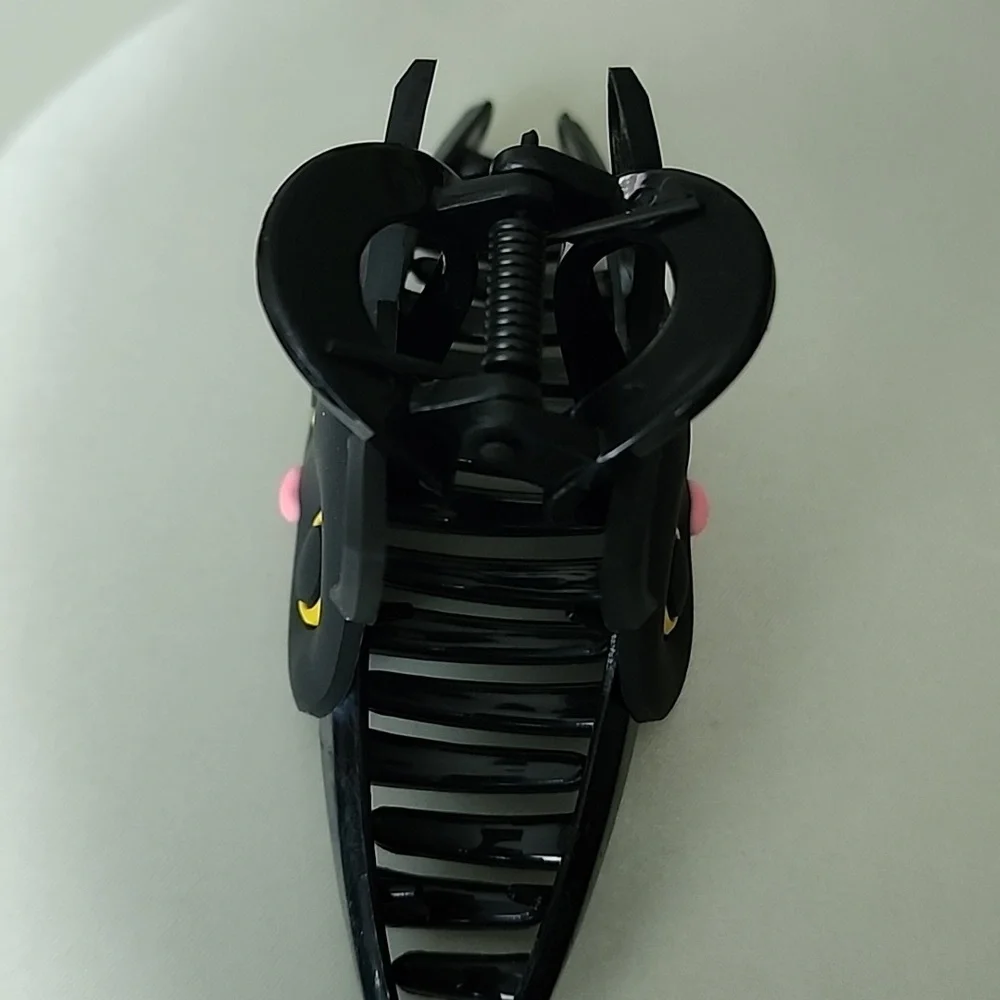 Black Cat Hair Clip ACRYLIC Hair Claw